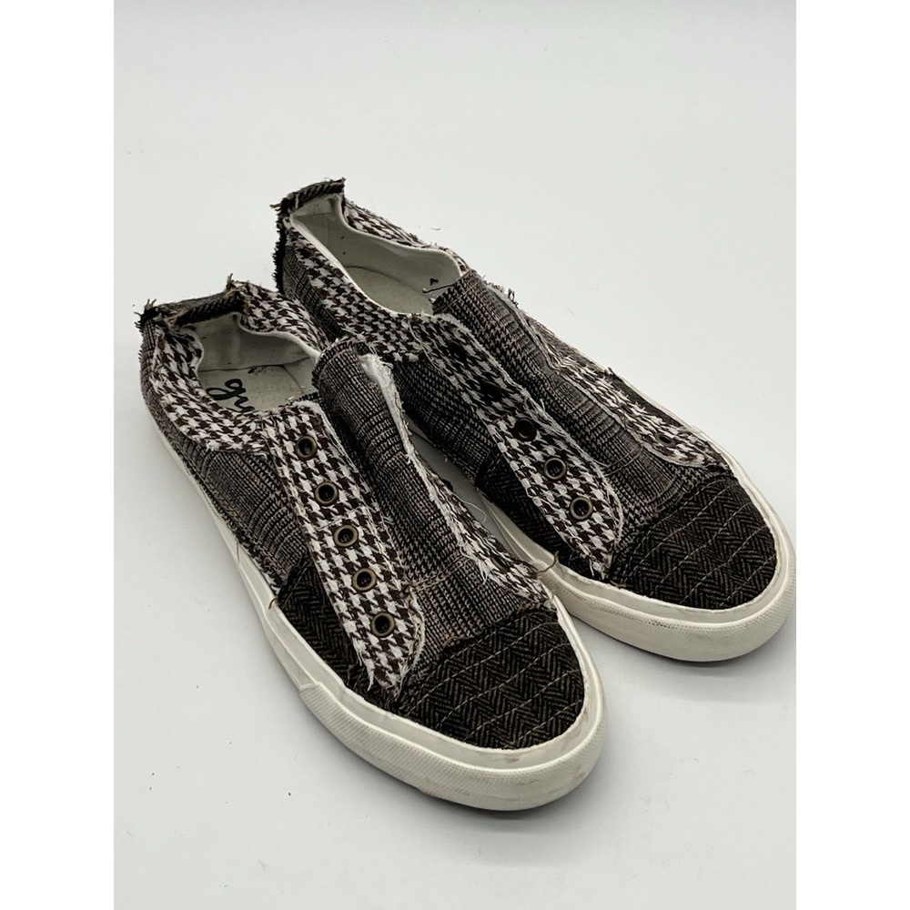 Gypsy Jazz Womens Mix Checkered Houndstooth Fashion Sneaker, NWoB Sz10